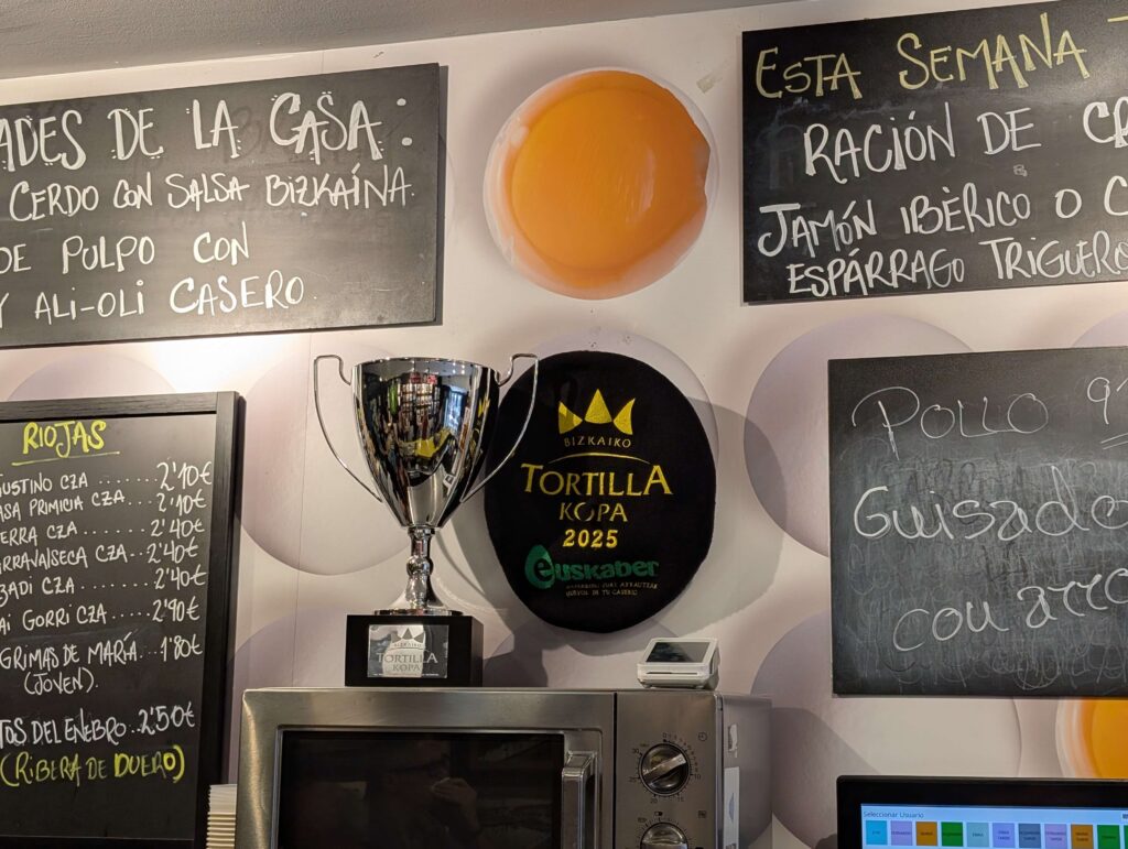 Bar de pintxos El Huevo Frito en Bilbao