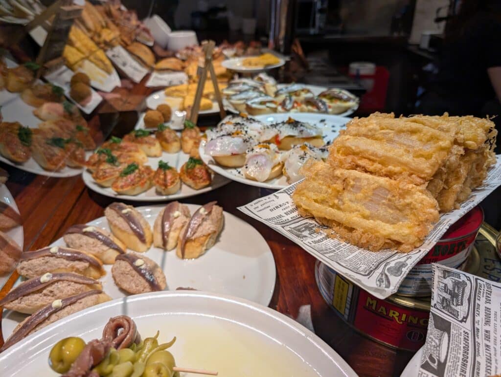 Barra de Pintxos en Bilbao