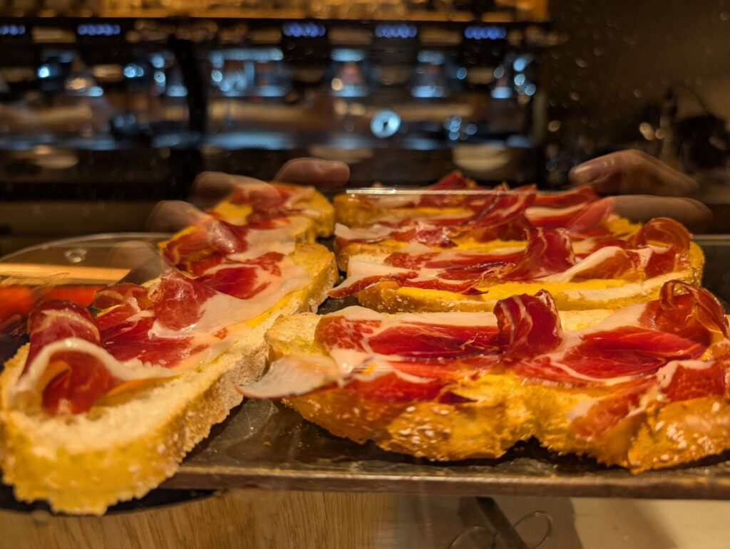 Barra de pintxos de Bilbao