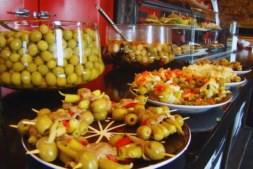 Barra de pintxos