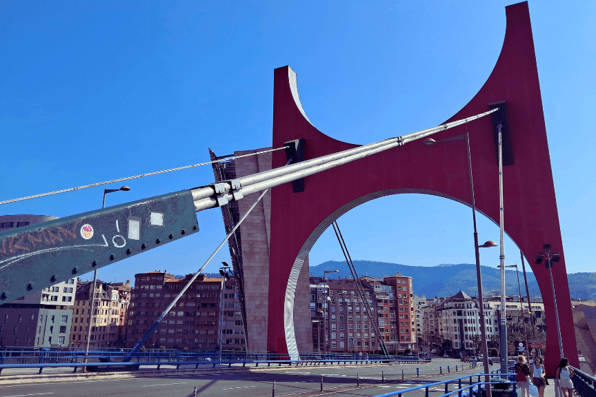 Puente de La Salve en Bilbao