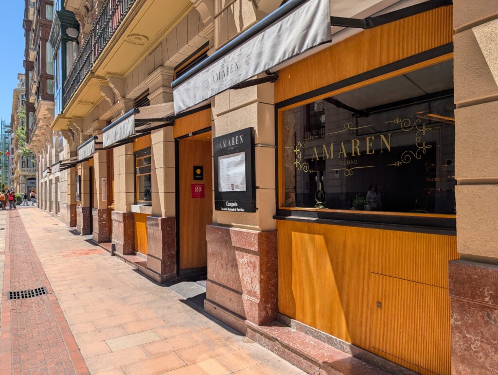 Donde comer en Bilbao 7 Restaurante Amaren de Bilbao