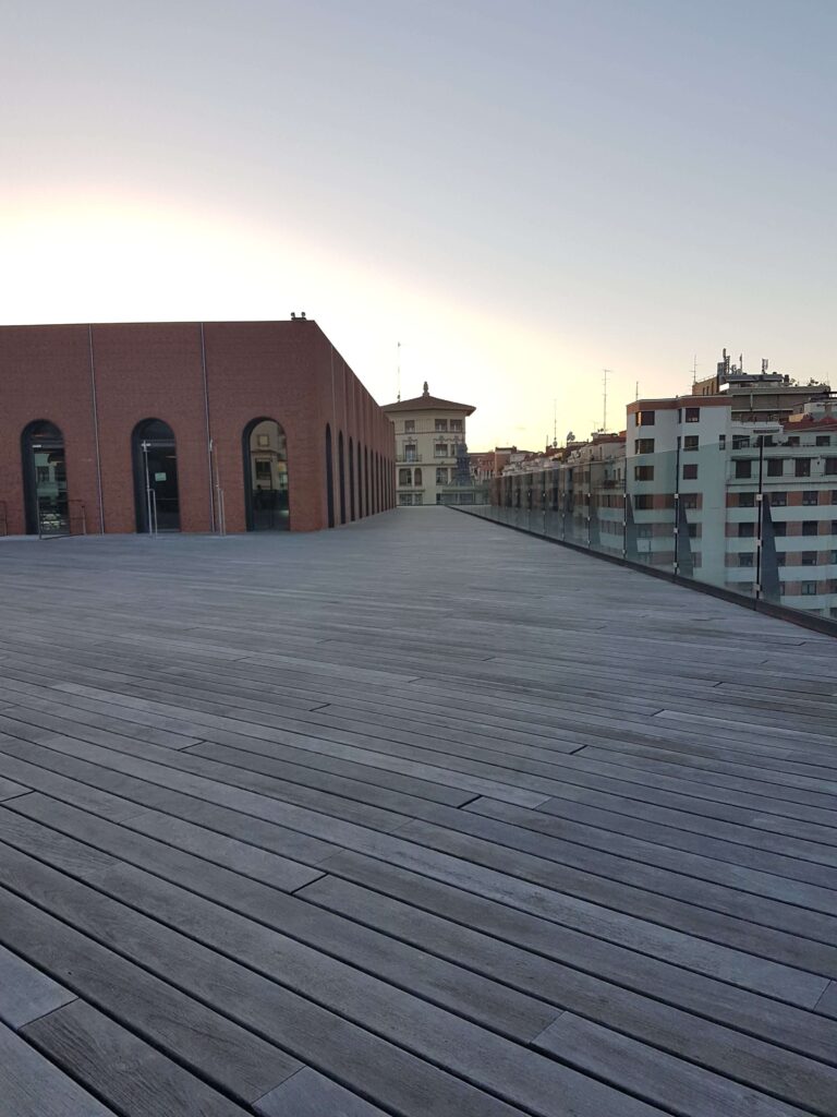 La terraza de la Alhondiga de Bilbao